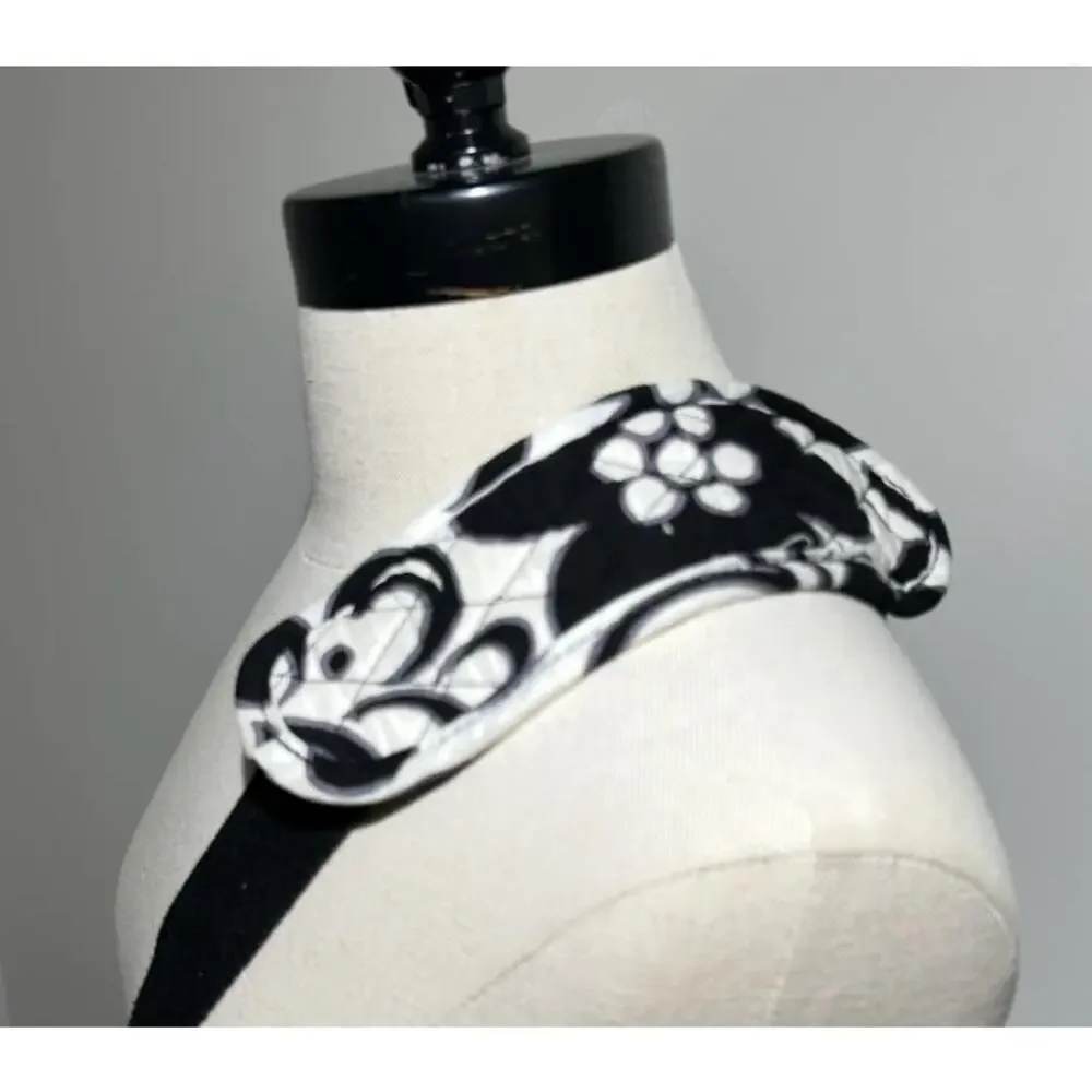 Vera Bradley NIGHT & DAY Metropolitan Bag Carry On Tote Black White Floral - Picture 3 of 12